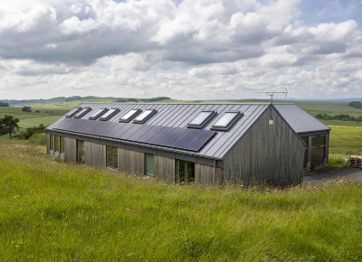 A photo of the SIPS@Clays self build project in Westfield, Northumberland